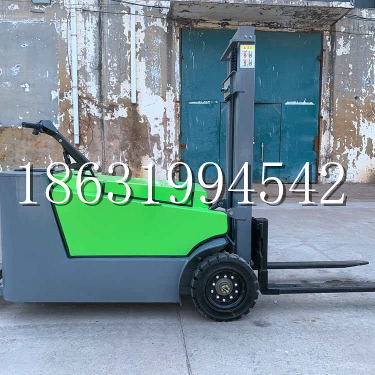 江海区小型电动叉车1吨2吨步行站驾式电瓶堆高充电装卸车液压升降车铲车